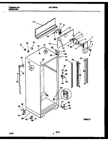 03 - Cabinet Parts parts for Frigidaire Refrigerator KRT19PNAD0 from AppliancePartsPros.com