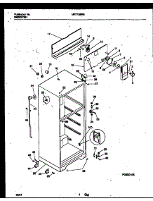 03 - Cabinet Parts parts for Frigidaire Refrigerator MRT18BRBZ1 from AppliancePartsPros.com