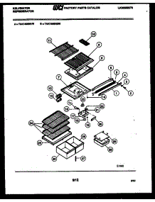 04 - Shelves And Supports parts for Frigidaire Refrigerator TAK180EN2W from AppliancePartsPros.com