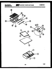 04 - Shelves And Supports parts for Frigidaire Refrigerator TGK180AN7W from AppliancePartsPros.com