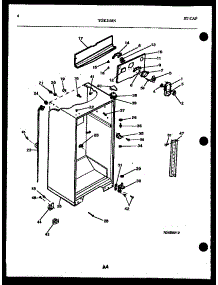 03 - Cabinet Parts parts for Frigidaire Refrigerator TGK210JN0D from AppliancePartsPros.com