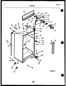 04 - Cabinet Parts parts for Frigidaire Refrigerator TGK210JN0D from AppliancePartsPros.com