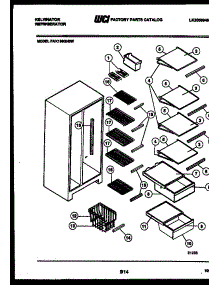 05 - Shelves And Supports parts for Frigidaire Refrigerator FAK190GN0F from AppliancePartsPros.com