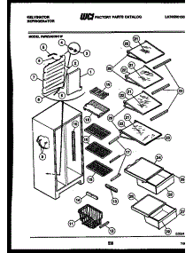 05 - Shelves And Supports parts for Frigidaire Refrigerator FMW240DN1T from AppliancePartsPros.com