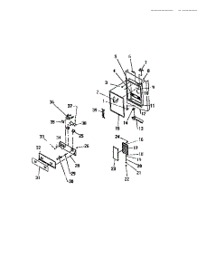 07 - Ice Door & Water Tank parts for Frigidaire Refrigerator FMW240AN5D from AppliancePartsPros.com