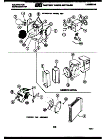 06 - Refrigerator Control Assembly, Damp parts for Frigidaire Refrigerator FSK190EN1F from AppliancePartsPros.com