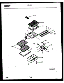 05 - Shelves And Supports parts for Frigidaire Refrigerator KRT18CRAD0 from AppliancePartsPros.com