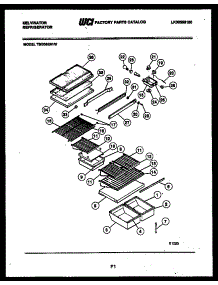04 - Shelves And Supports parts for Frigidaire Refrigerator TAK140EN0F from AppliancePartsPros.com