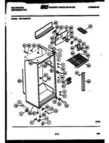 03 - Cabinet Parts parts for Frigidaire Refrigerator TGK180EN0F from AppliancePartsPros.com