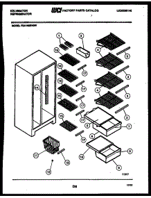 05 - Shelves And Supports parts for Frigidaire Refrigerator FSK190EN3V from AppliancePartsPros.com