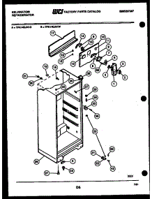 03 - Cabinet Parts parts for Frigidaire Refrigerator TPK140JN1W from AppliancePartsPros.com
