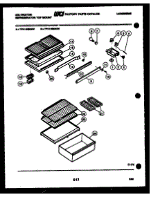 04 - Shelves And Supports parts for Frigidaire Refrigerator TPK140EN2T from AppliancePartsPros.com