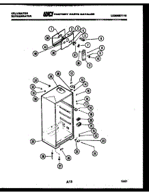 03 - Cabinet Parts parts for Frigidaire Refrigerator TPK140EN0D from AppliancePartsPros.com