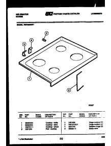 04 - Cooktop Parts parts for Frigidaire Range REP305GD1 from AppliancePartsPros.com