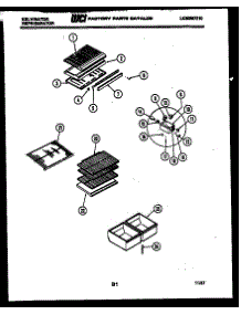 04 - Racks And Trays parts for Frigidaire Refrigerator TPK180EN0F from AppliancePartsPros.com