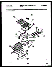 04 - Shelves And Supports parts for Frigidaire Refrigerator TPK180PN2W from AppliancePartsPros.com