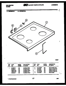 03 - Cooktop Parts parts for Frigidaire Range RER302CV1 from AppliancePartsPros.com