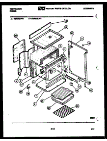 07 - Body Parts parts for Frigidaire Range RER302CW2 from AppliancePartsPros.com