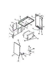 06 - Panels parts for Frigidaire Range RER307CF0 from AppliancePartsPros.com