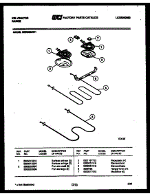 05 - Broiler Parts parts for Frigidaire Range RER305GF1 from AppliancePartsPros.com
