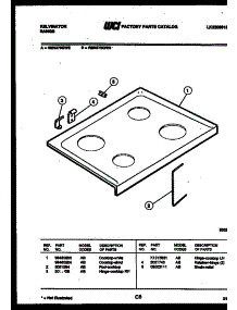 03 - Cooktop Parts parts for Frigidaire Range RER375GD3 from AppliancePartsPros.com