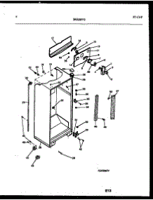 03 - Cabinet Parts parts for Frigidaire Refrigerator GTN198WH3 from AppliancePartsPros.com