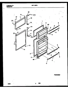 02 - Door Parts parts for Frigidaire Refrigerator MRT18BRBY1 from AppliancePartsPros.com
