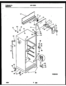 04 - Cabinet Parts parts for Frigidaire Refrigerator MRT18BRBY1 from AppliancePartsPros.com