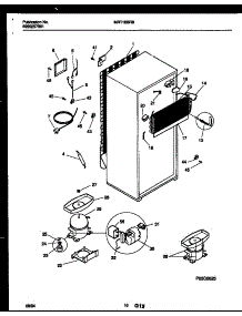 06 - System And Automatic Defrost Parts parts for Frigidaire Refrigerator MRT18BRBY1 from AppliancePartsPros.com