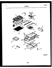 05 - Shelves And Parts parts for Frigidaire Refrigerator TGK190JN0D from AppliancePartsPros.com