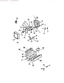 06 - Ice Maker parts for Frigidaire Refrigerator TMI210AN1D from AppliancePartsPros.com