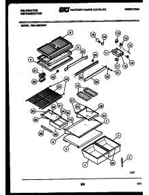 04 - Shelves And Supports parts for Frigidaire Refrigerator TMK180EN3W from AppliancePartsPros.com