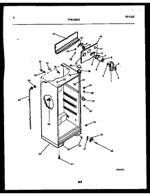 03 - Cabinet Parts parts for Frigidaire Refrigerator TPK160EN6W from AppliancePartsPros.com