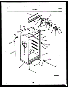 03 - Cabinet Parts parts for Frigidaire Refrigerator TPK160JN3W from AppliancePartsPros.com