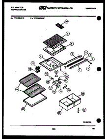 04 - Shelves And Supports parts for Frigidaire Refrigerator TPK160JN1D from AppliancePartsPros.com
