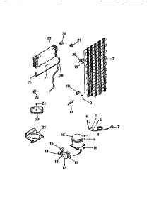 05 - System parts for Frigidaire Refrigerator TGK180AN6T from AppliancePartsPros.com