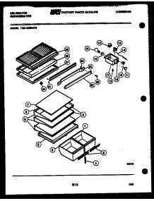 04 - Shelves And Supports parts for Frigidaire Refrigerator TGK180EN0D from AppliancePartsPros.com