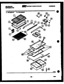 04 - Shelves And Supports parts for Frigidaire Refrigerator TGK180EN2D from AppliancePartsPros.com