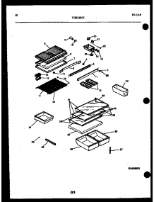 06 - Shelves And Support parts for Frigidaire Refrigerator TGK190JN0W from AppliancePartsPros.com