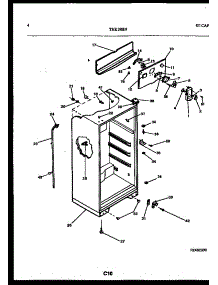03 - Cabinet Parts parts for Frigidaire Refrigerator THK190JN1W from AppliancePartsPros.com