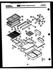 04 - Shelves And Supports parts for Frigidaire Refrigerator TMK160EN0V from AppliancePartsPros.com