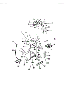 03 - Cabinet W /  Fan Assembly parts for Frigidaire Refrigerator TMK210AN5T from AppliancePartsPros.com