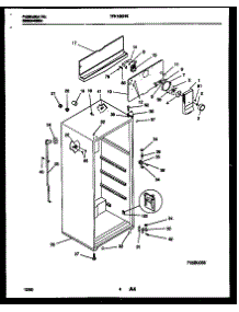 03 - Cabinet Parts parts for Frigidaire Refrigerator TPK160HN3T from AppliancePartsPros.com