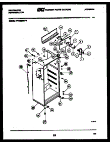 03 - Cabinet Parts parts for Frigidaire Refrigerator TPK160BN7W from AppliancePartsPros.com