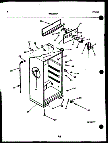 03 - Cabinet Parts parts for Frigidaire Refrigerator TPK160JN2W from AppliancePartsPros.com