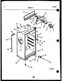 04 - Cabinet Parts parts for Frigidaire Refrigerator TPK160JN2D from AppliancePartsPros.com