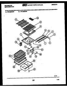 04 - Shelves And Supports parts for Frigidaire Refrigerator TPK180EN4T from AppliancePartsPros.com