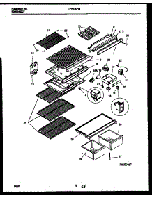 05 - Shelves And Supports parts for Frigidaire Refrigerator TPK180HN3T from AppliancePartsPros.com