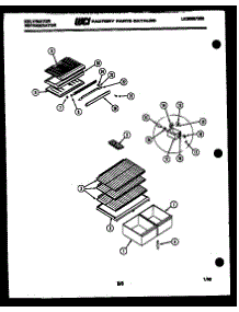 04 - Shelves And Supports parts for Frigidaire Refrigerator TSK140EN0F from AppliancePartsPros.com