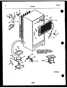 07 - System And Automatic Defrost Parts parts for Frigidaire Refrigerator TSI210JN0W from AppliancePartsPros.com